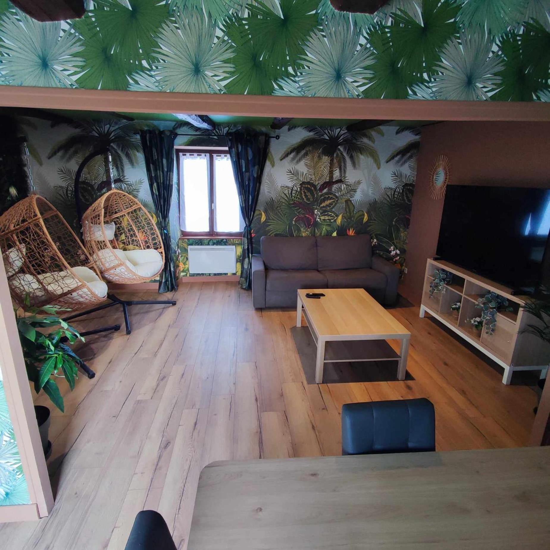 L'Evasion Jungle Apartment Saint-Pierre-de-Plesguen Luaran gambar