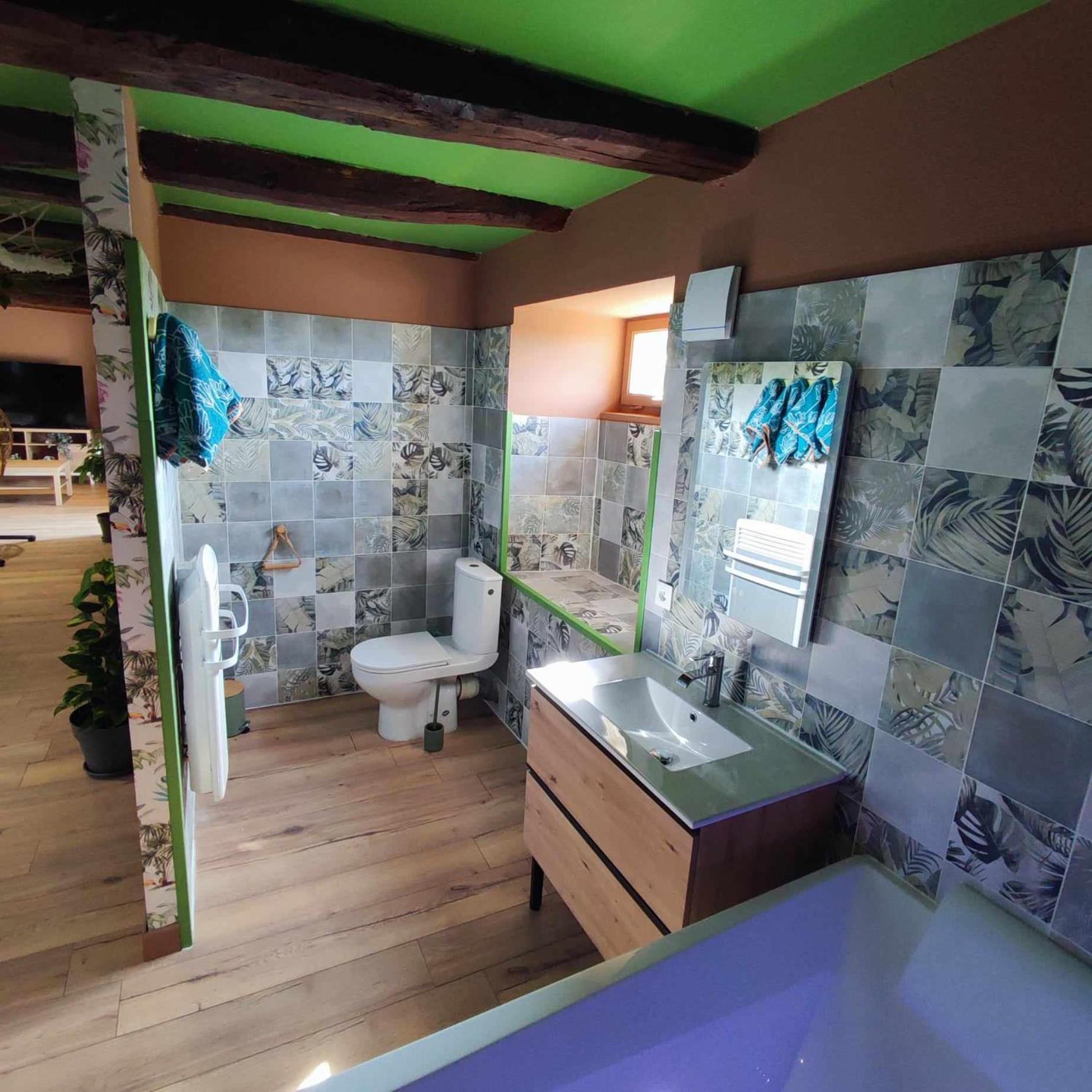 L'Evasion Jungle Apartment Saint-Pierre-de-Plesguen Luaran gambar